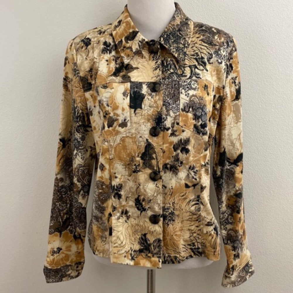 Button Down Light Weight Shirt Jacket - image 1